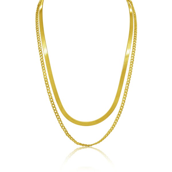 Mila Double Layered Necklace, €220, Ór Collection