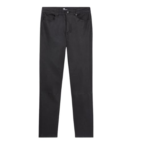 Black Leather Skinny Trousers, €650