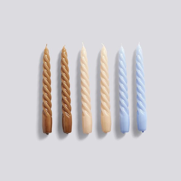 Hay Twisted candles, €29.86