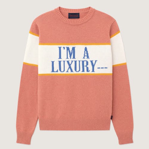 Gyles & George x Rowing Blazers I’m a Luxury Sweater, €309.84