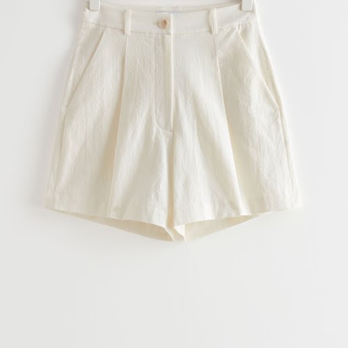 High Waist Linen Shorts, €69, &Other Stories