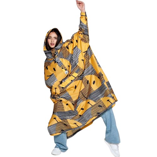Avoca Sunset x Smiley Waterproof Poncho, €79