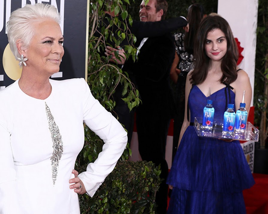 The Golden Globes’ Fiji Water Woman is suing Fiji for using her photo