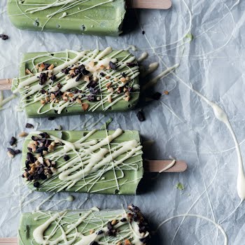 These matcha lollies are the perfect bank holiday weekend treat