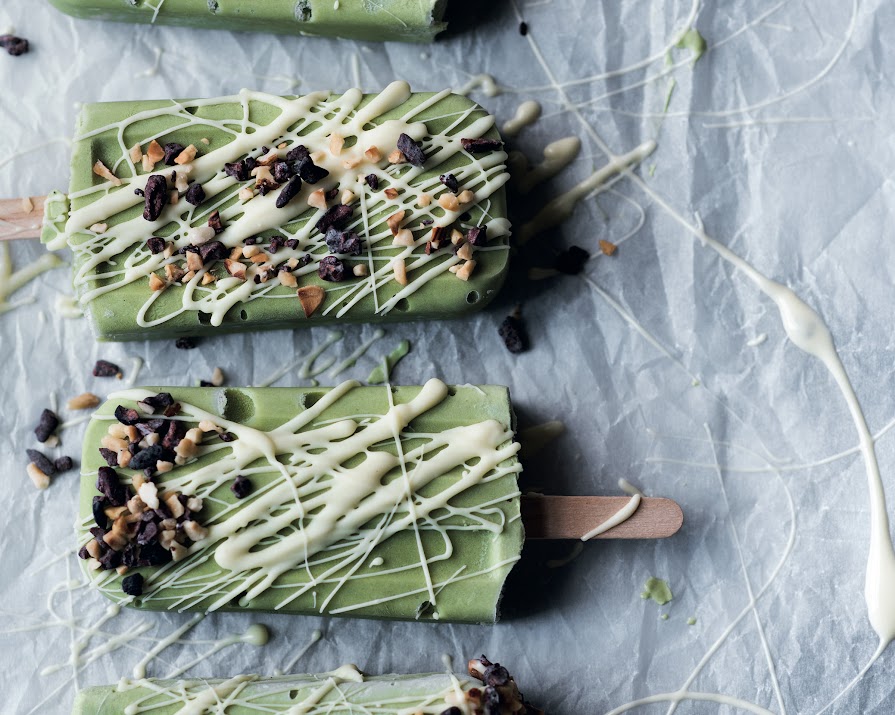 These matcha lollies are the perfect bank holiday weekend treat