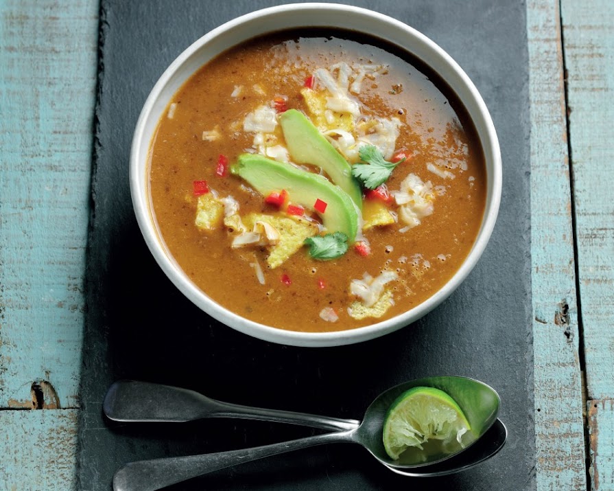 What to Cook: Black Bean Tortilla Soup with Avocado