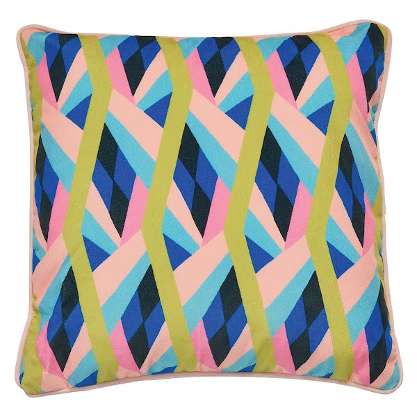 Multicoloured velvet cushion, €54.99