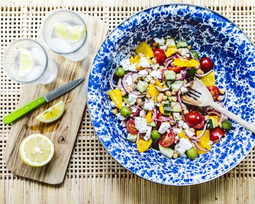 Fancy A Quick Lunch? This Greek Chickpea Salad Should Do It