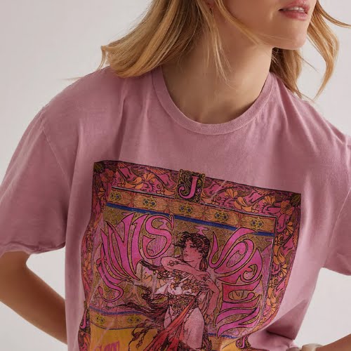 Oversized Janis Joplin Graphic T-Shirt, €50