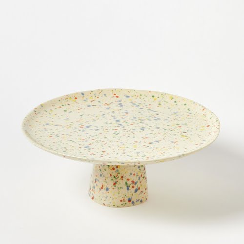 Wini Splatter Ceramic cake stand, €47.50, Oliver Bonas