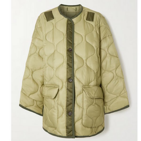 The Frankie Shop Quilted Padded Ripstop Jacket, €285, Net-a-porter