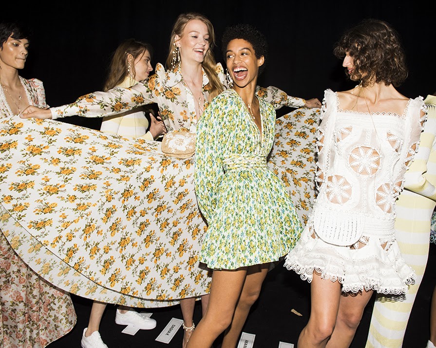Smile, it’s spring! And floral dresses are de rigueur