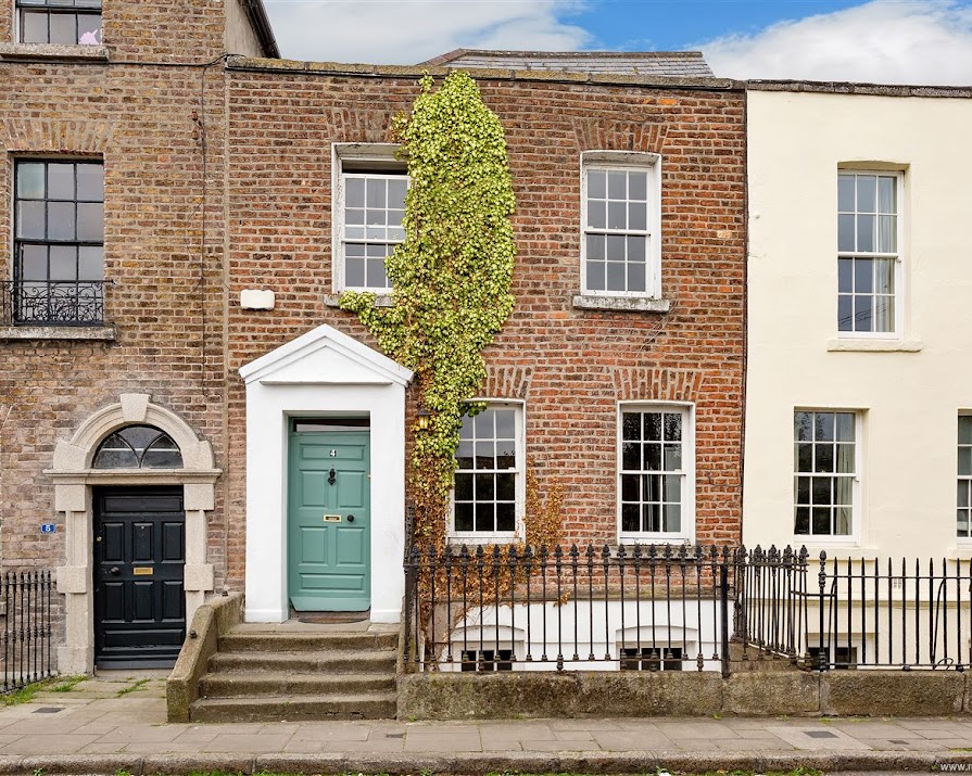 On the market for €875,000, this terrace house in Ranelagh is surprisingly rustic inside