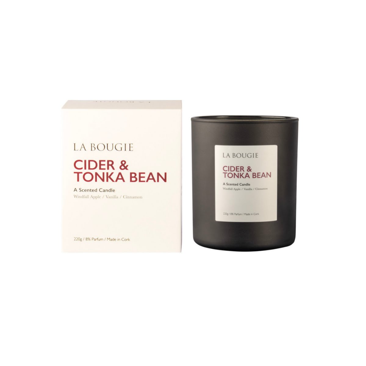 La Bougie Cider & Tonka Bean Candle, €30