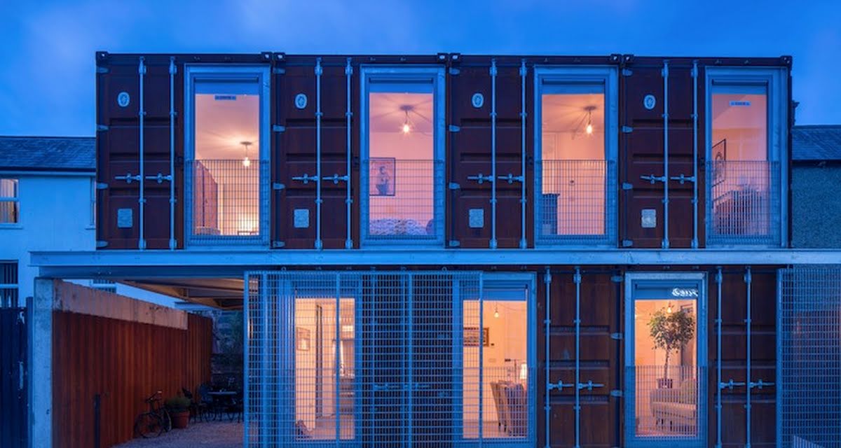 Inside the incredible shipping container house in Ringsend