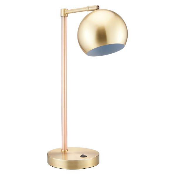 Gold table lamp, €69.99