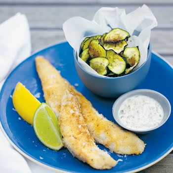 What to eat this weekend: Fish n’ courgette chips with homemade tartar sauce