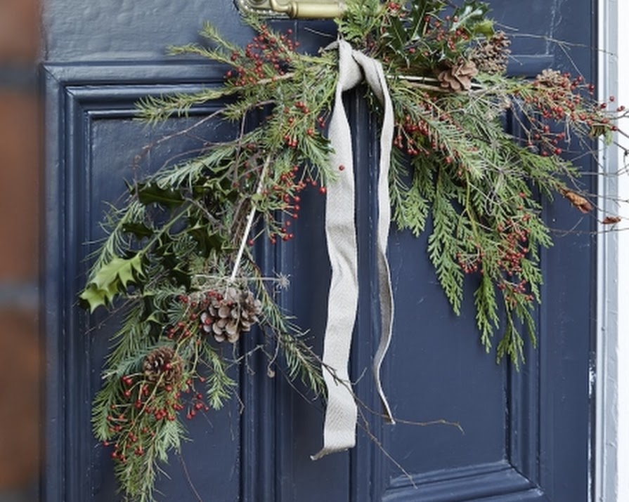 Rustic Christmas Wreath How-To