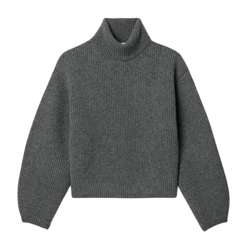 Toteme Ribbed Wool-Blend Turtleneck Sweater, €520, Net-a-porter