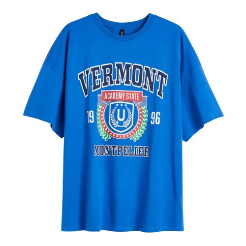 Oversized printed T-shirt, €11