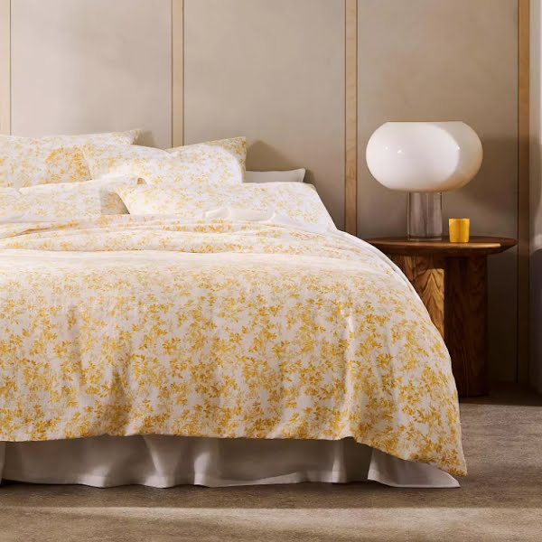 Naves Quilt Cover Set Mango, from €107.50, Arnotts