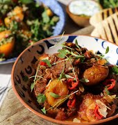 Supper Club: Moroccan-style lamb tagine with root vegetable couscous