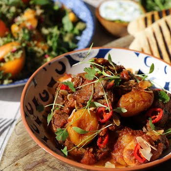 Supper Club: Moroccan-style lamb tagine with root vegetable couscous