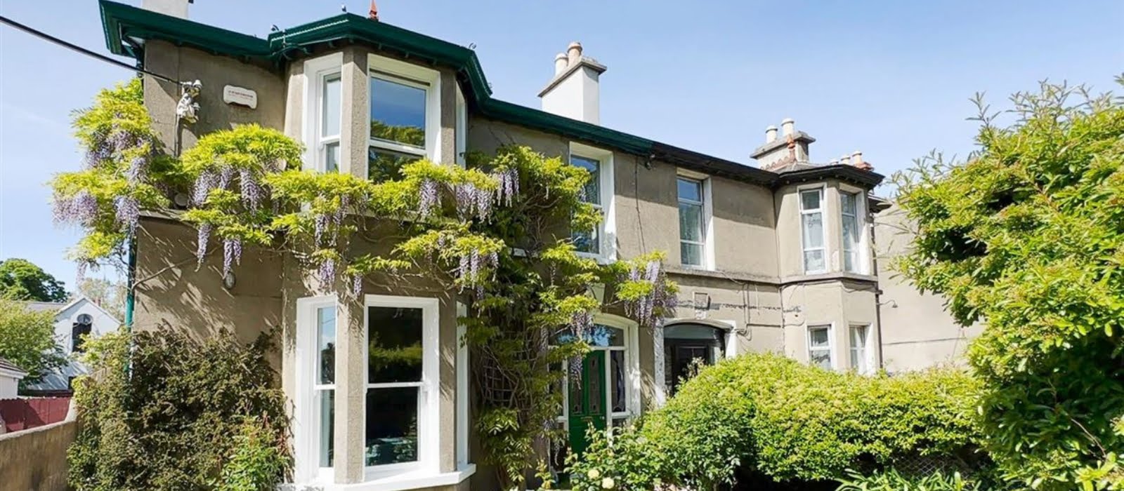 Inside this wisteria-clad family home overlooking People’s Park in Bray