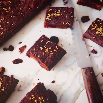 Oliver McCabe’s moist chocoholic cranberry and sweet potato brownies