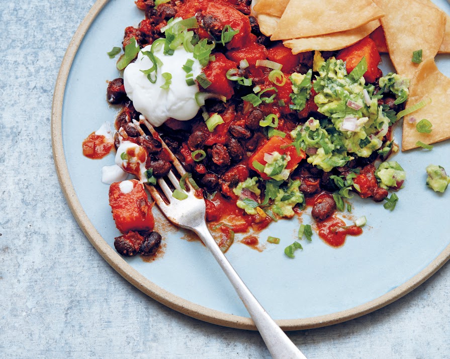 Newly vegan? Try this butternut squash and black bean chilli