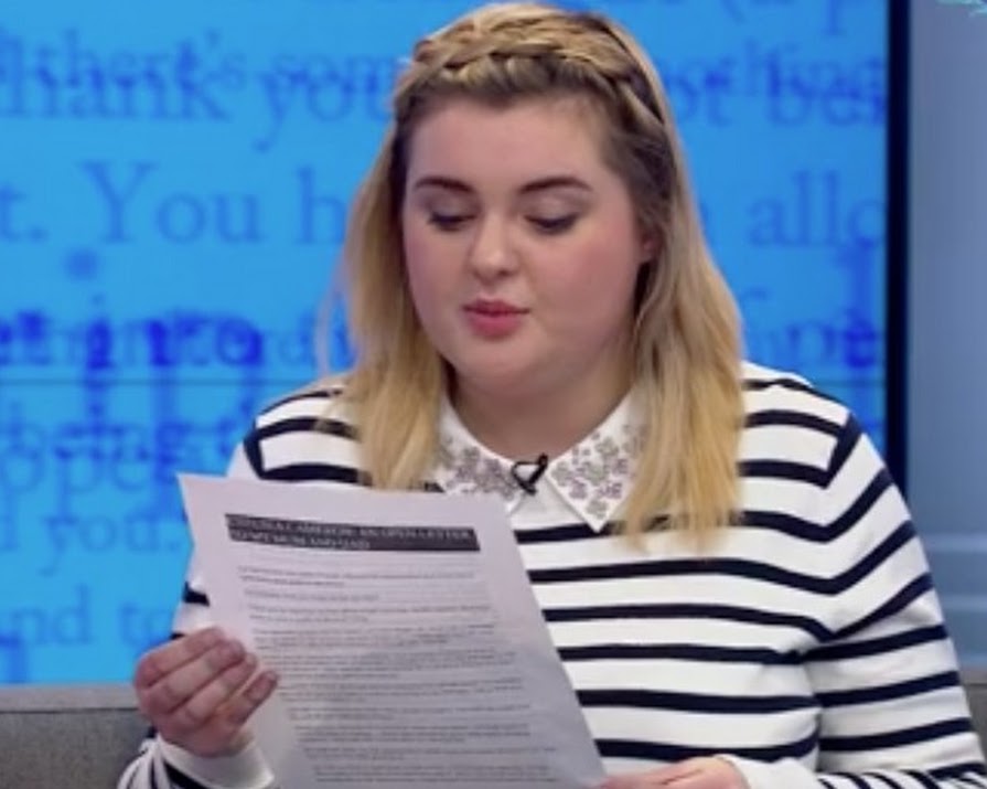 Watch This Girl Read A Thank You Letter To Her Drug Addicted Parents