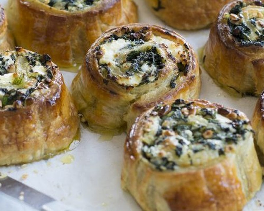 Simple Supper: Spinach & Pine Nut Rolls
