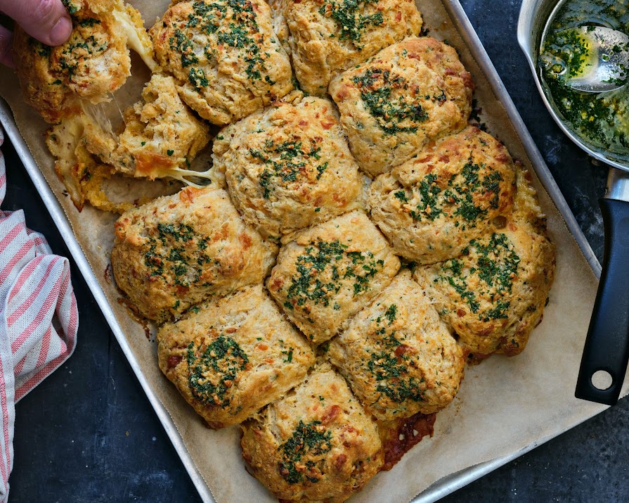 What to bake this weekend: Tear and share smoked garlic and cheese scones