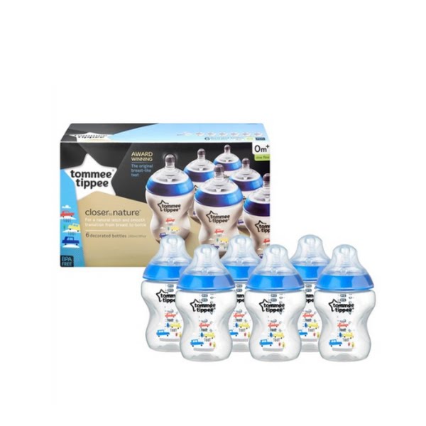 Tommee Tippee Closer to Nature Toot Toot Baby Bottles, €47.55