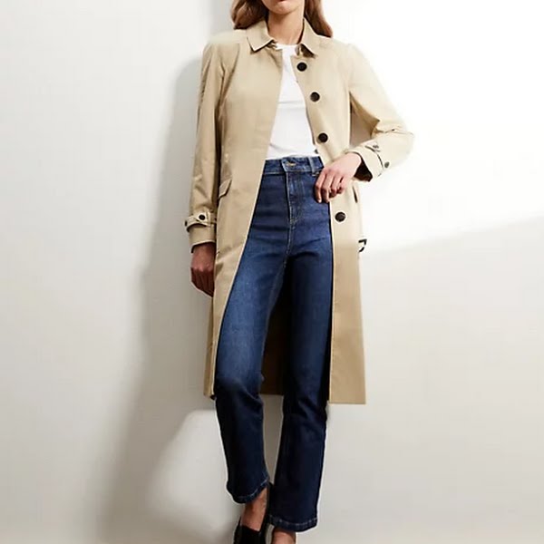 Pure Cotton Belted Trench Coat, €339, M&S