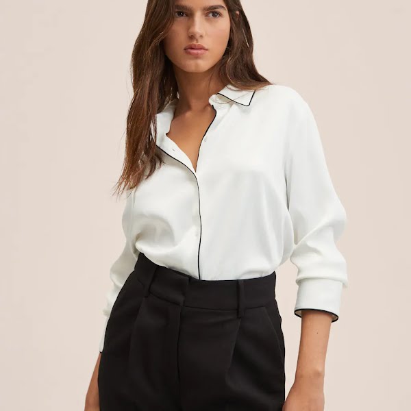 Satin Shirt, €49.99, Mango