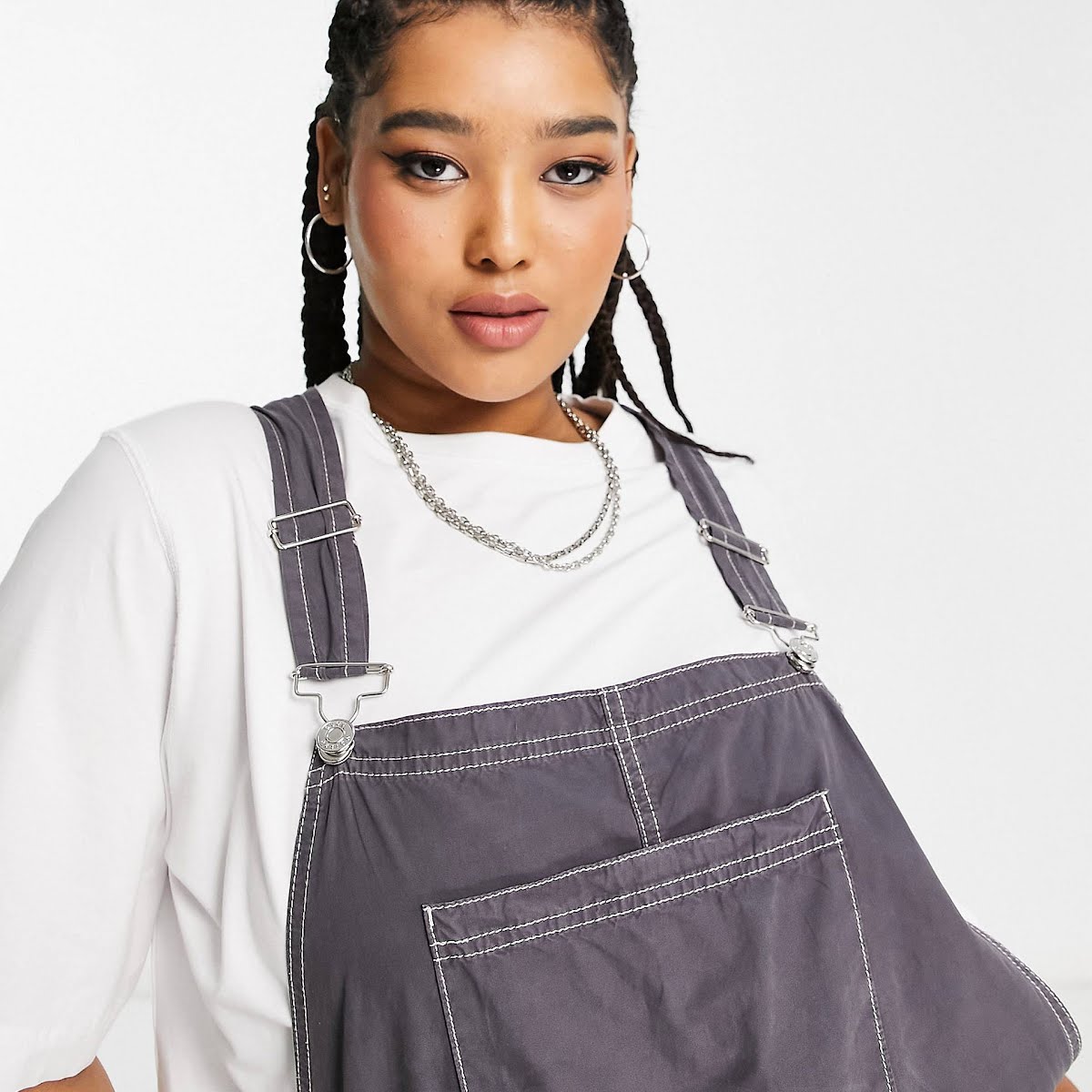Parachute Trouser Dungaree in Charcoal, €26, ASOS