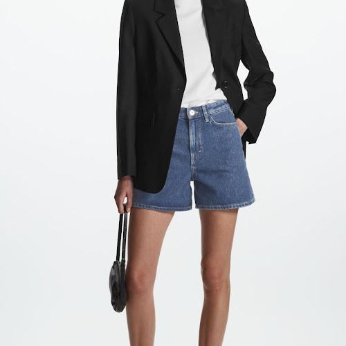 COS, Relaxed Fit Denim Shorts, €59