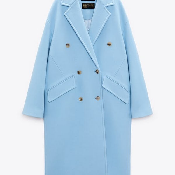 Oversized Coat With Wool, €149, Zara
