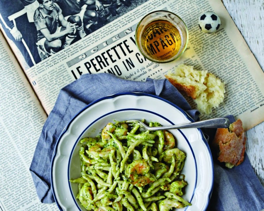 What to eat this weekend: Trofie pasta with prawns and homemade pesto