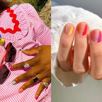 The best mismatched rainbow nails on Instagram for your next appointment