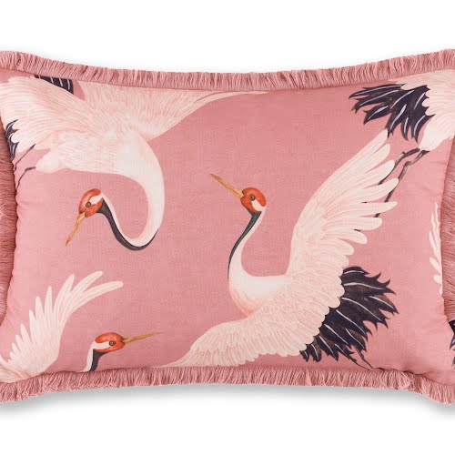 Oriental Birds Blossom cushion, £30