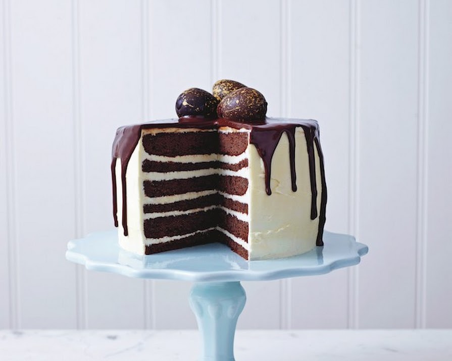 Easter baking ideas: Chocolate and vanilla drizzle cake