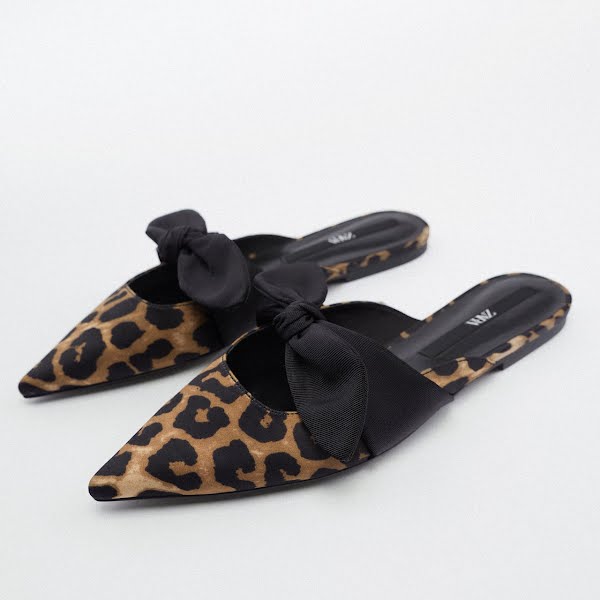 Mules With Bow Detail, €19.99 , Zara