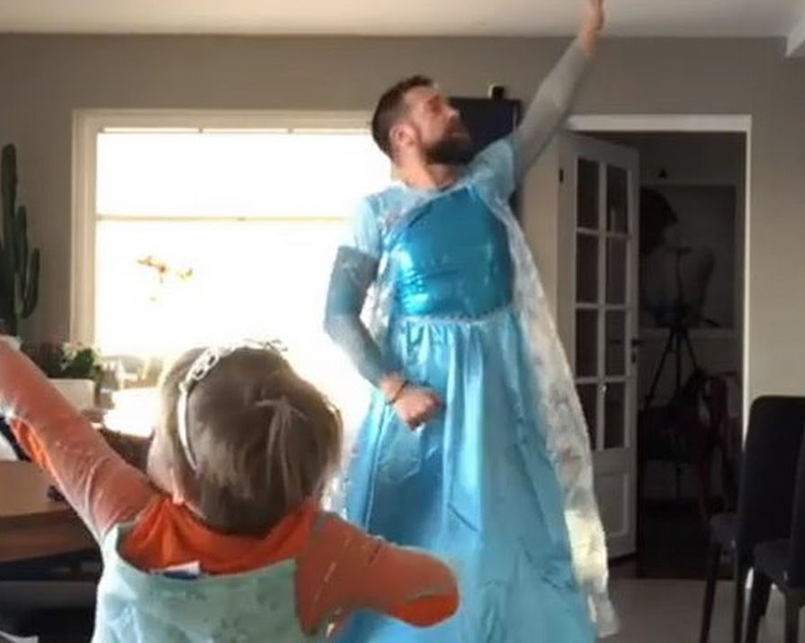 This video of a dad dancing with his son to Let It Go will make you smile
