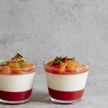 What to bake this weekend: Japanese baked yoghurt with blood orange and crunchy brown rice