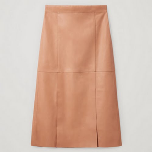 COS Leather Midi Skirt, €290