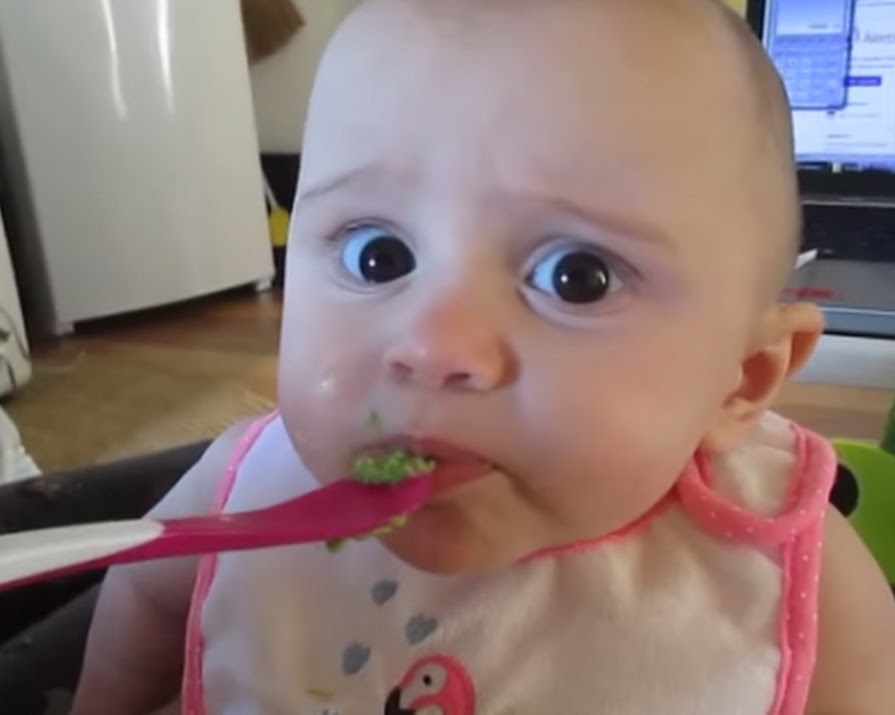 Watch: Baby Eats Avocado For the First Time
