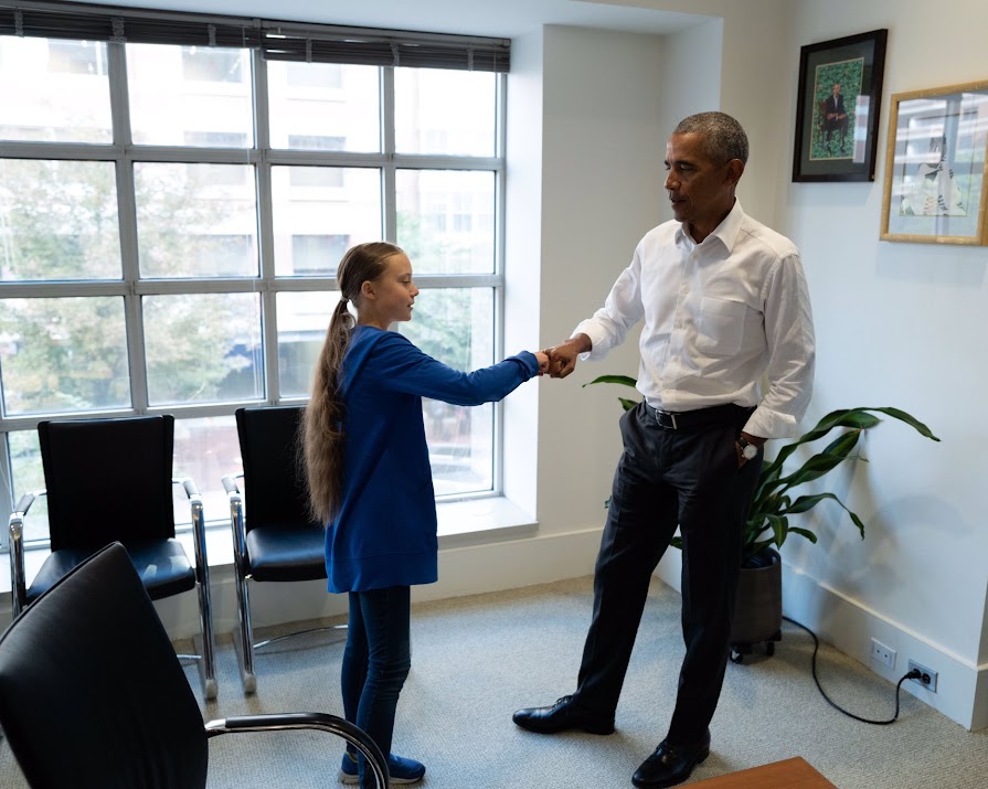 WATCH: ‘We’re a team’: Greta Thunberg meets Barack Obama