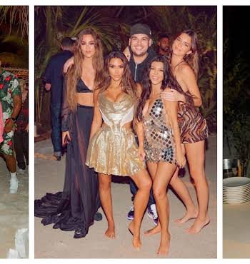 Kim Kardashian's island birthday party